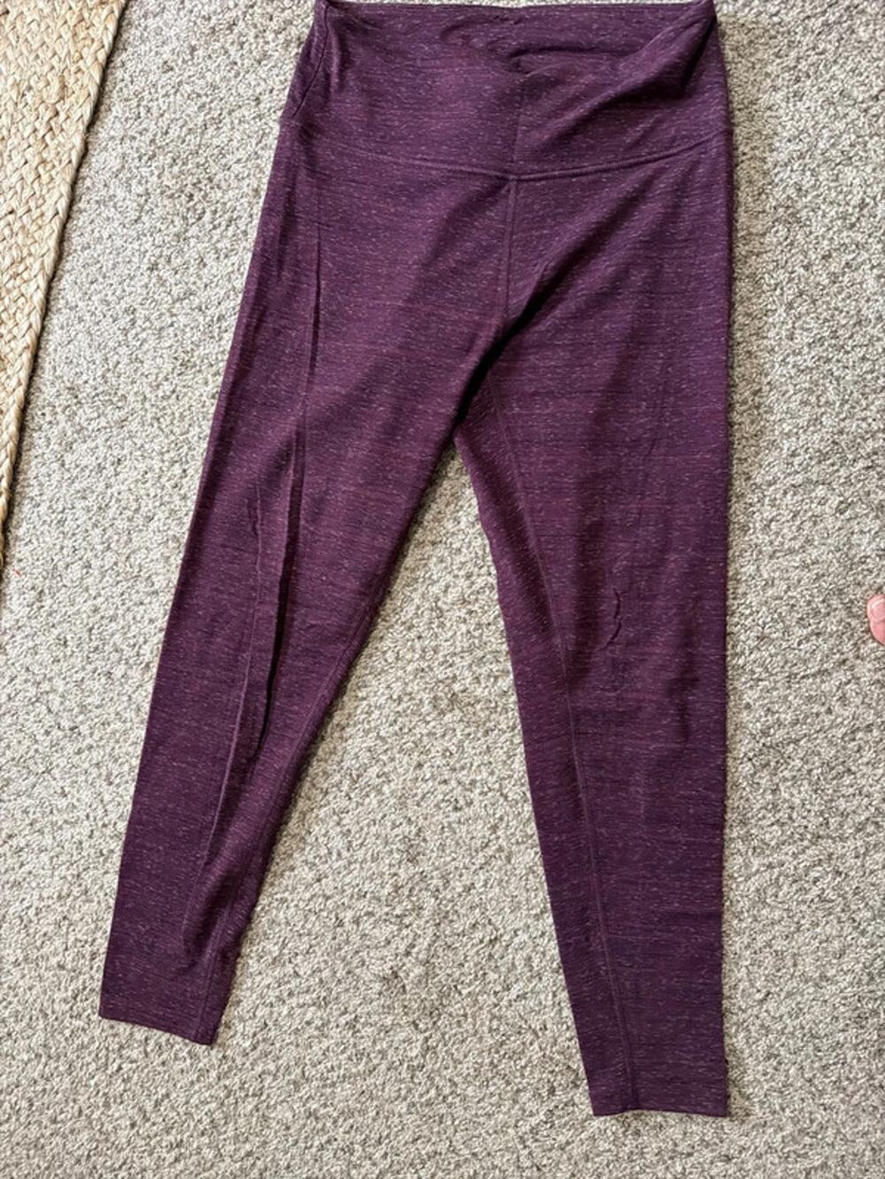 3 for $9 Balance collection, burgundy, leggings, EUC L 3147